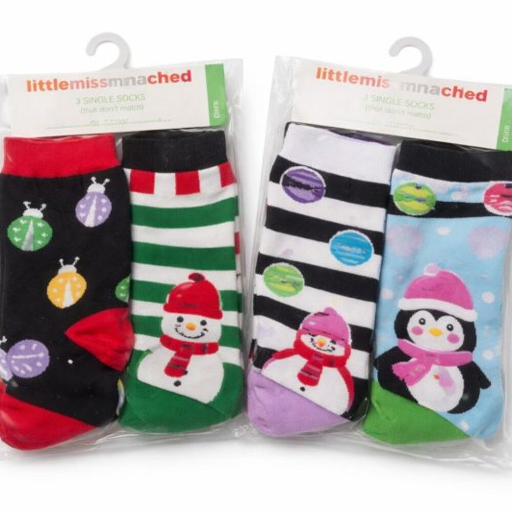 KIDS CHRISTMAS SOCKS (2 PACK)